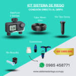 KIT sistema de riego - directamente a la conexión de agua