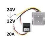 CONVERTIDOR DC-DC 24V a 12V – 240W / 10A MÁX